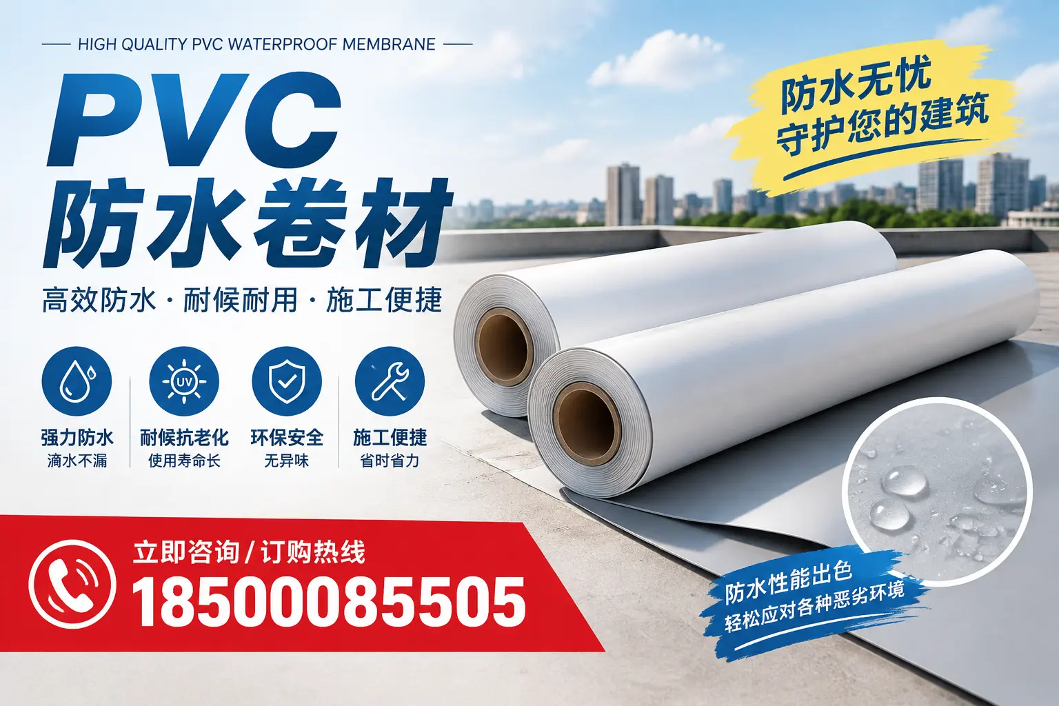 如何正确储存PVC防水卷材？海西用户的实用建议