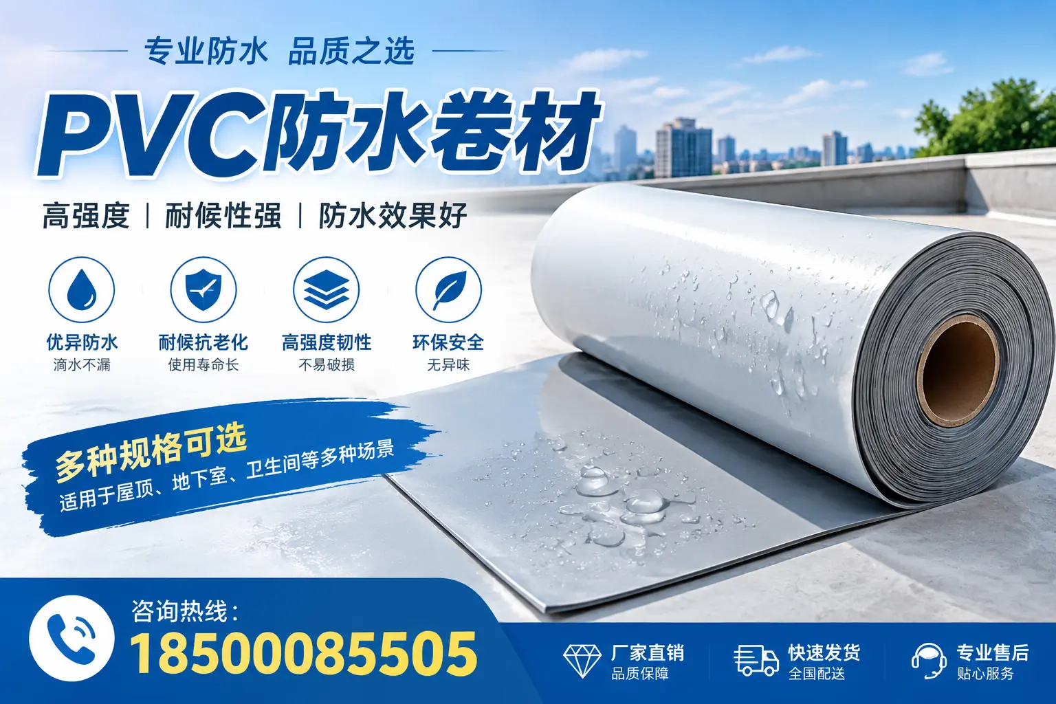 选用PVC防水卷材时需要避开的常见误区，特别是在海西