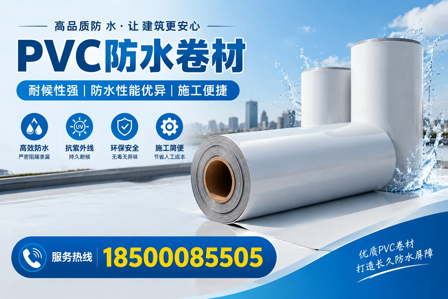 如何评估海西的pvc防水卷材质量？